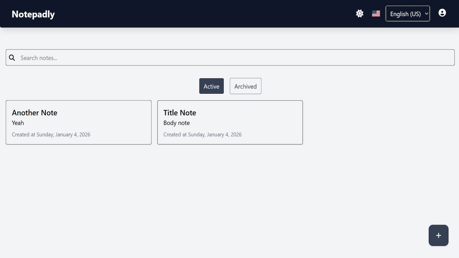 Home Page Notepadly in Light Mode Home Page Notepadly in Light Mode